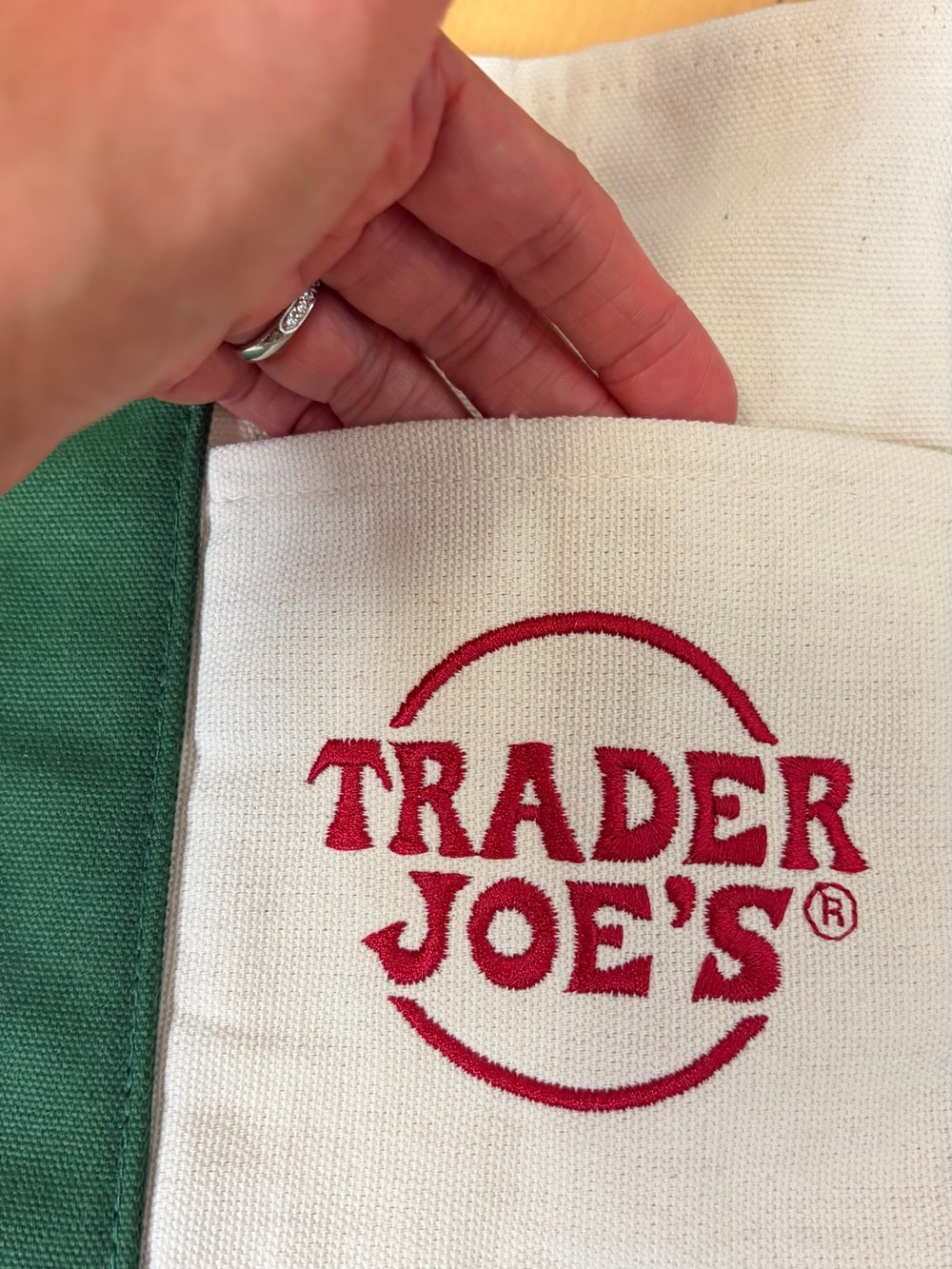 Trader Joe’s Mini Canvas Tote Bag - Picture 3 of 7